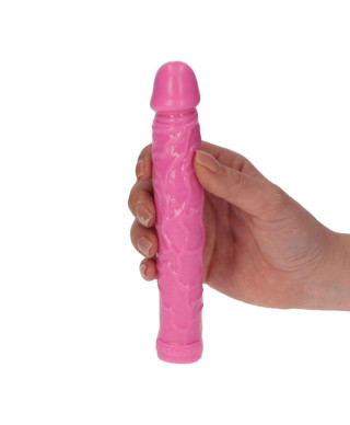 Dildo żylaste różowe wodoodporne gumowe 165 cm