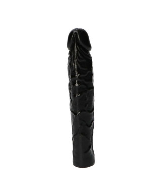 Czarne dildo żylaste analne wodoodporne 165 cm