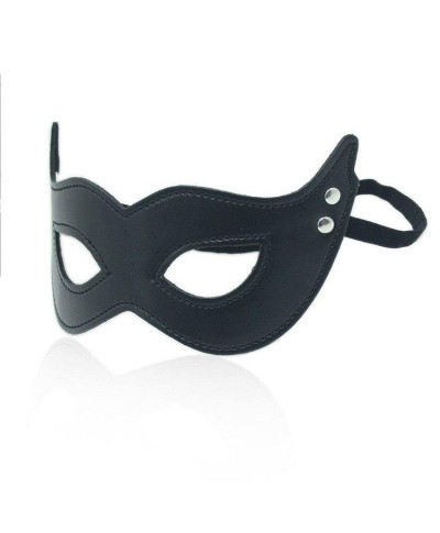 Maska skórzana BDSM Maschera mistery black