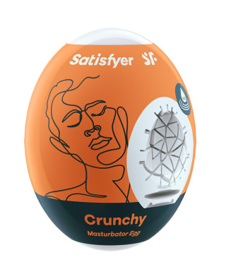 Masturbator żelowe jajeczko Satisfyer crunchy sex