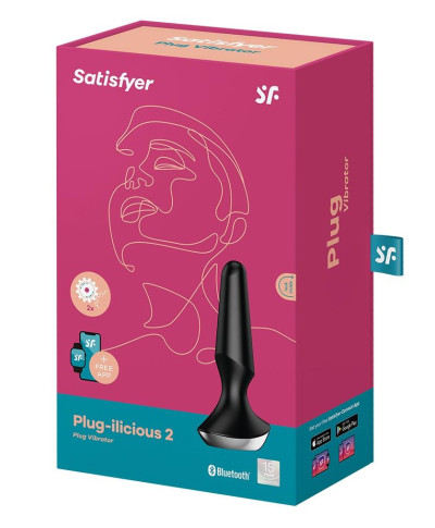 Korek analny wibrujący satisfyer plug ilicius 2