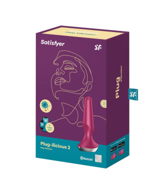 Korek analny wibrujący satisfyer plug ilicius 2