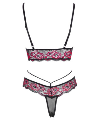 Bra Set blackred M