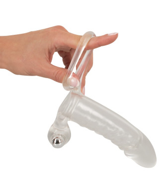 Crystal Clear Vibrating Sleeve