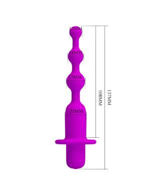 Wibrator analny kulkowy sex sonda 12 trybów 13cm