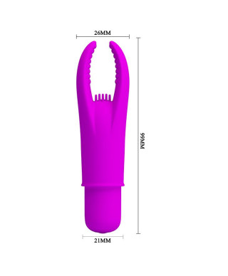 Masażer łechtaczki mini wibrator sex 12 trybów 9cm