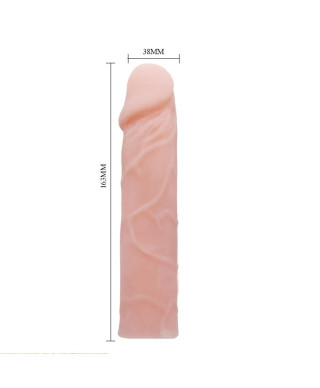 Wyginane elastyczne dildo z kręgosłupem penis 16cm