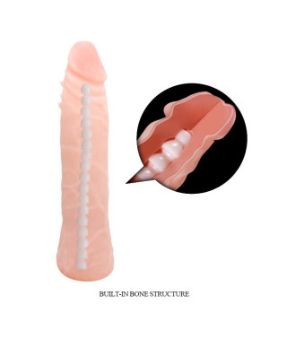 Dildo sztuczny członek wyginany realistyczny 19cm