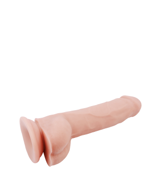 Dildo duże żylaste penis z mocną przyssawką 23 cm