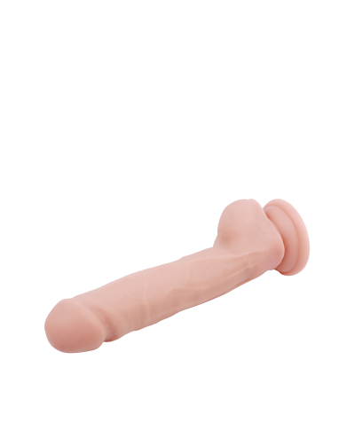 Dildo duże żylaste penis z mocną przyssawką 23 cm