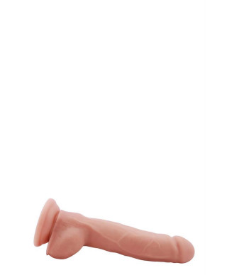 Dildo duże żylaste penis z mocną przyssawką 23 cm