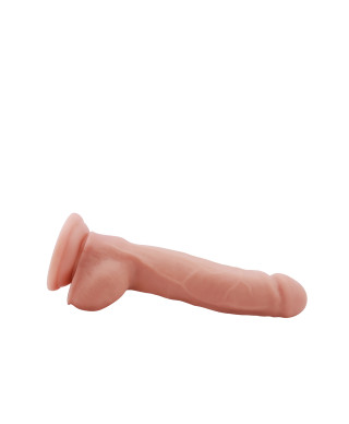 Dildo duże żylaste penis z mocną przyssawką 23 cm