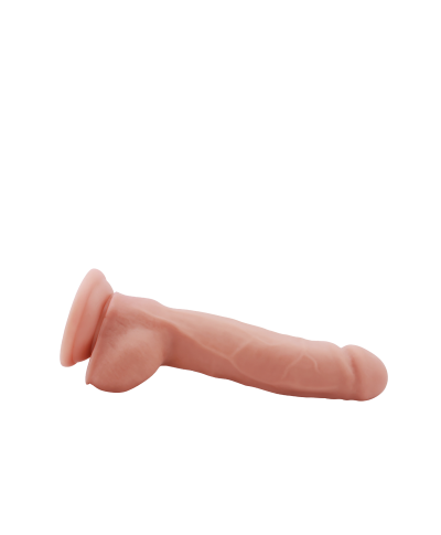 Dildo duże żylaste penis z mocną przyssawką 23 cm