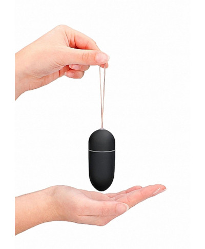 10 Speed Remote Vibrating Egg - Big - Black