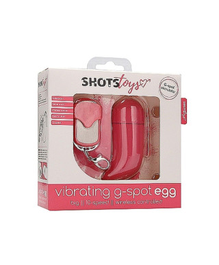 Wireless Vibrating G-Spot Egg - Big - Pink