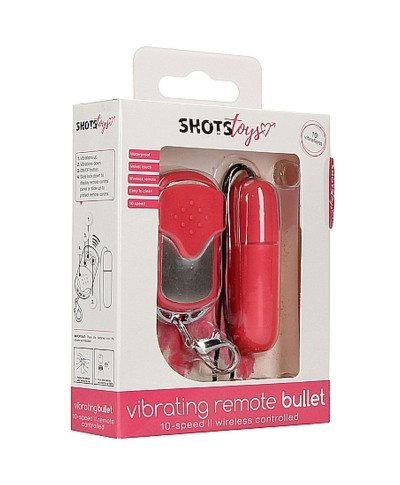 Vibrating Remote Bullet - Pink