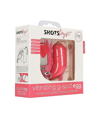 Wireless Vibrating G-Spot Egg - Medium - Pink