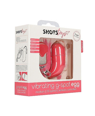 Wireless Vibrating G-Spot Egg - Medium - Pink