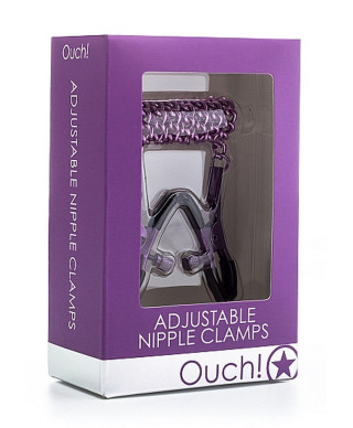 Adjustable Nipple Clamps - Purple