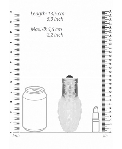 No22 - Stroker - with vibrating bullet - Translucent