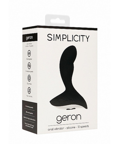 GERON Anal vibrator - Black