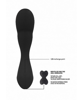 GERON Anal vibrator - Black