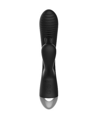 E-Stimulation Rabbit Vibrator - Black