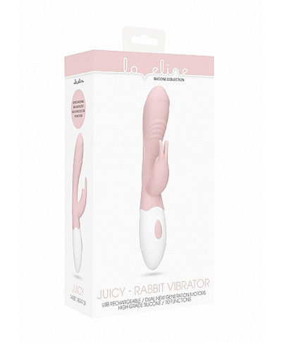 Rabbit Vibrator - Juicy - Pink