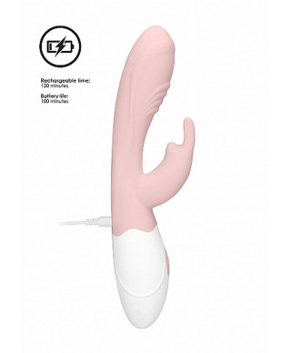 Rabbit Vibrator - Juicy - Pink