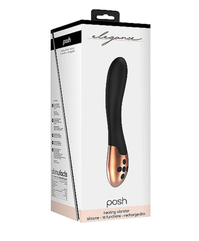 Heating Vibrator - Posh - Black