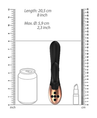 Heating G-Spot Vibrator - Exquisite - Black