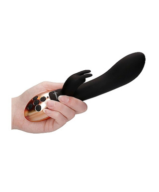 Heating Rabbit Vibrator - Opulent - Black