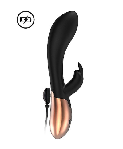 Heating Rabbit Vibrator - Opulent - Black