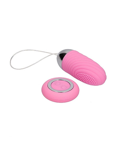 Ethan - Rechargeable Remote Control Vibrating Egg - Pink