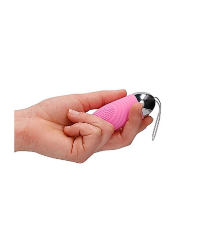 Ethan - Rechargeable Remote Control Vibrating Egg - Pink