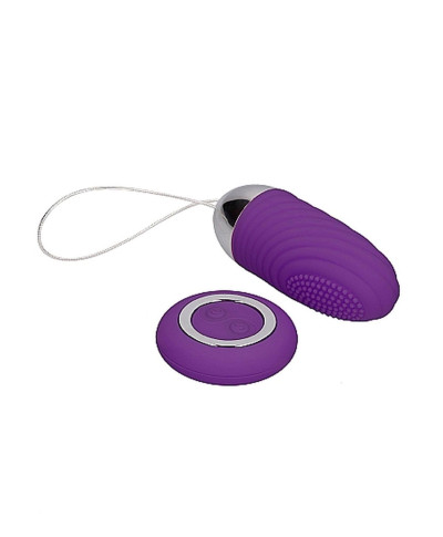 Ethan - Rechargeable Remote Control Vibrating Egg - Purple