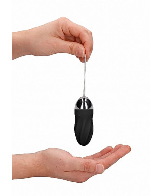 George - Rechargeable Remote Control Vibrating Egg - Black