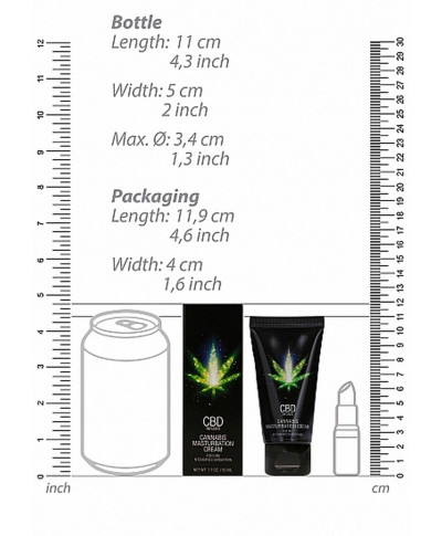 CBD Cannabis Masturbation Cream For Him - 50 ml