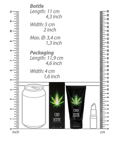 CBD Cannabis Delay Gel - 50 ml