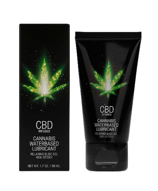 CBD Cannabis Waterbased Lubricant - 50 ml