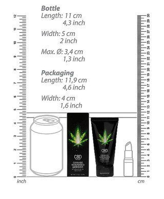 CBD Cannabis Waterbased Lubricant - 50 ml