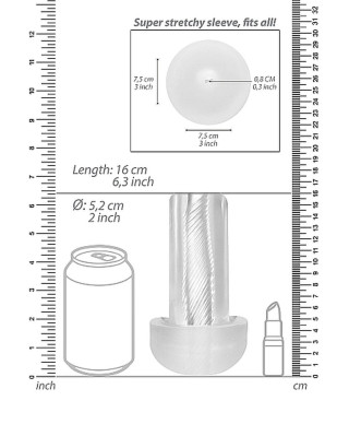 Automatic Cyber Pump with Masturbation Sleeve - Transparent