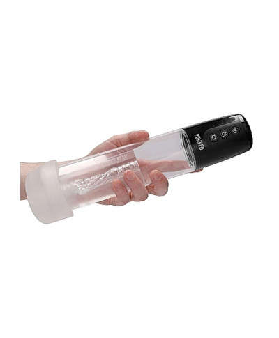 Automatic Cyber Pump with Masturbation Sleeve - Transparent