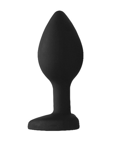 Gładki korek analny zatyczka plug czarny 75cm