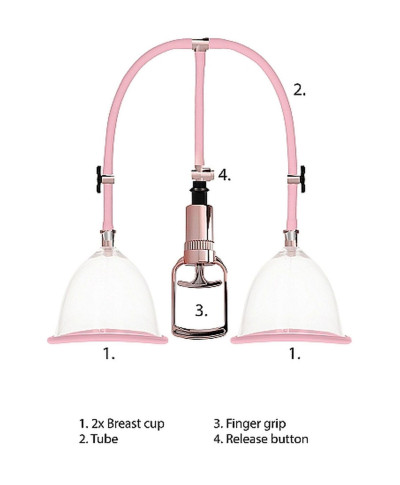 Breast Pump Set Medium - Rose Gold