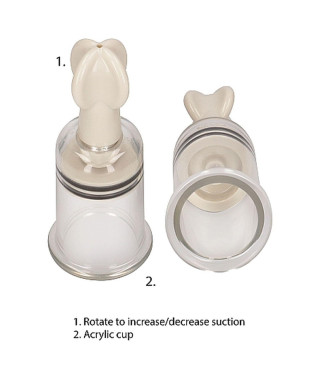 Nipple Suction Set Medium - Transparent