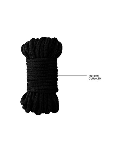 Thick Bondage Rope - 10 meter - Black