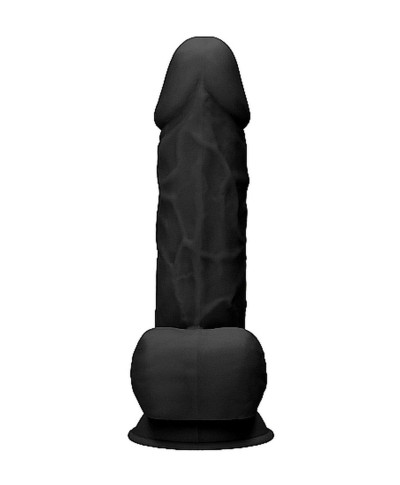 Silicone Dildo With Balls - 216 cm - Black