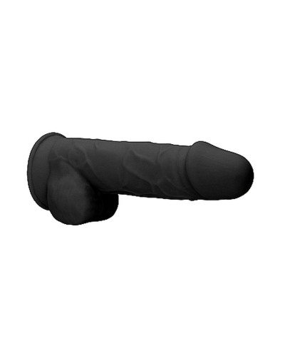 Silicone Dildo With Balls - 216 cm - Black