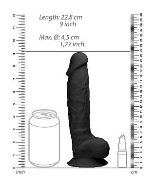 Gruby żylasty realistyczny penis przyssawka 178cm